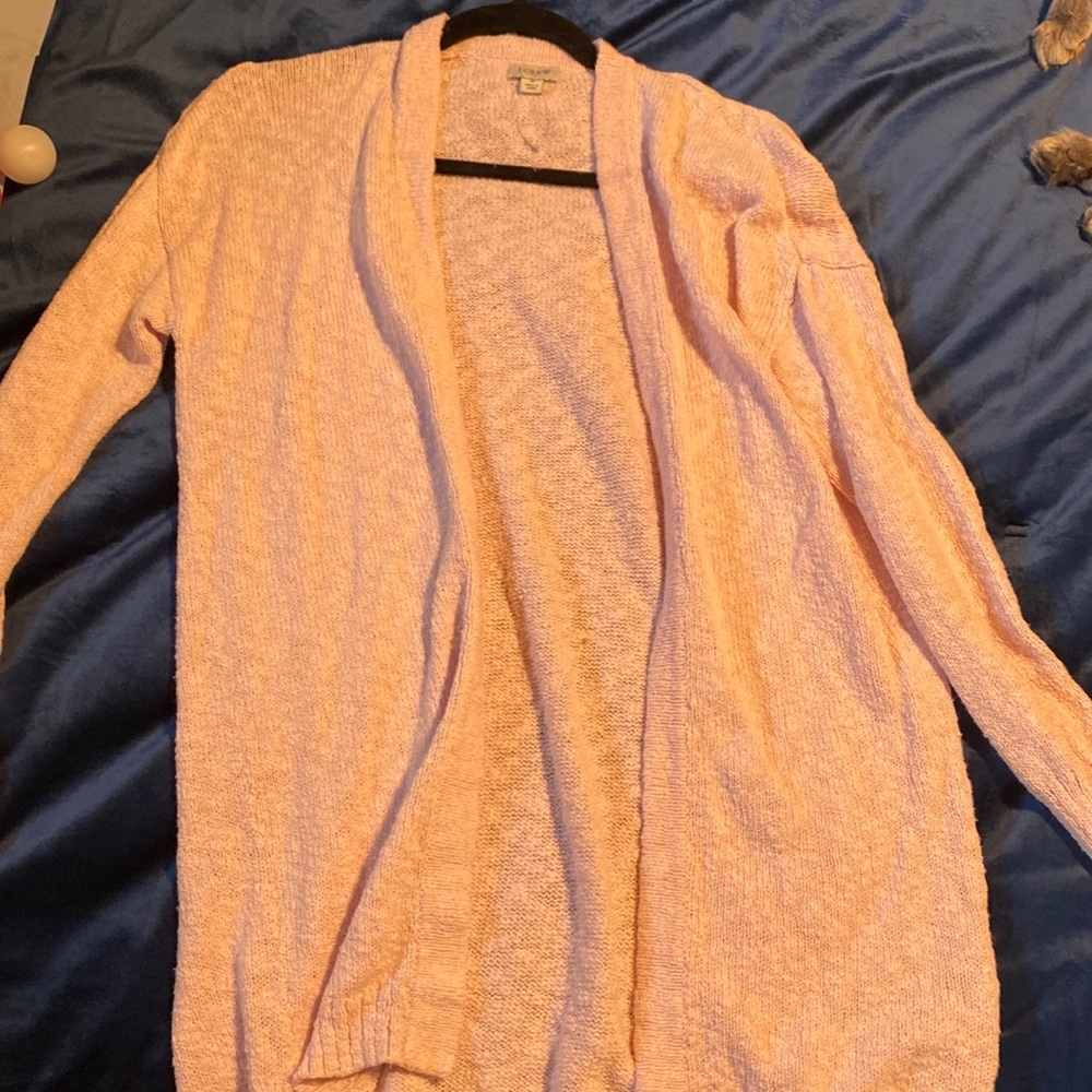 Pink cardigan